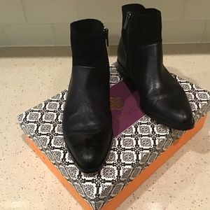 Isola Brand Mosina Booty Size 7 1/2 Black leather